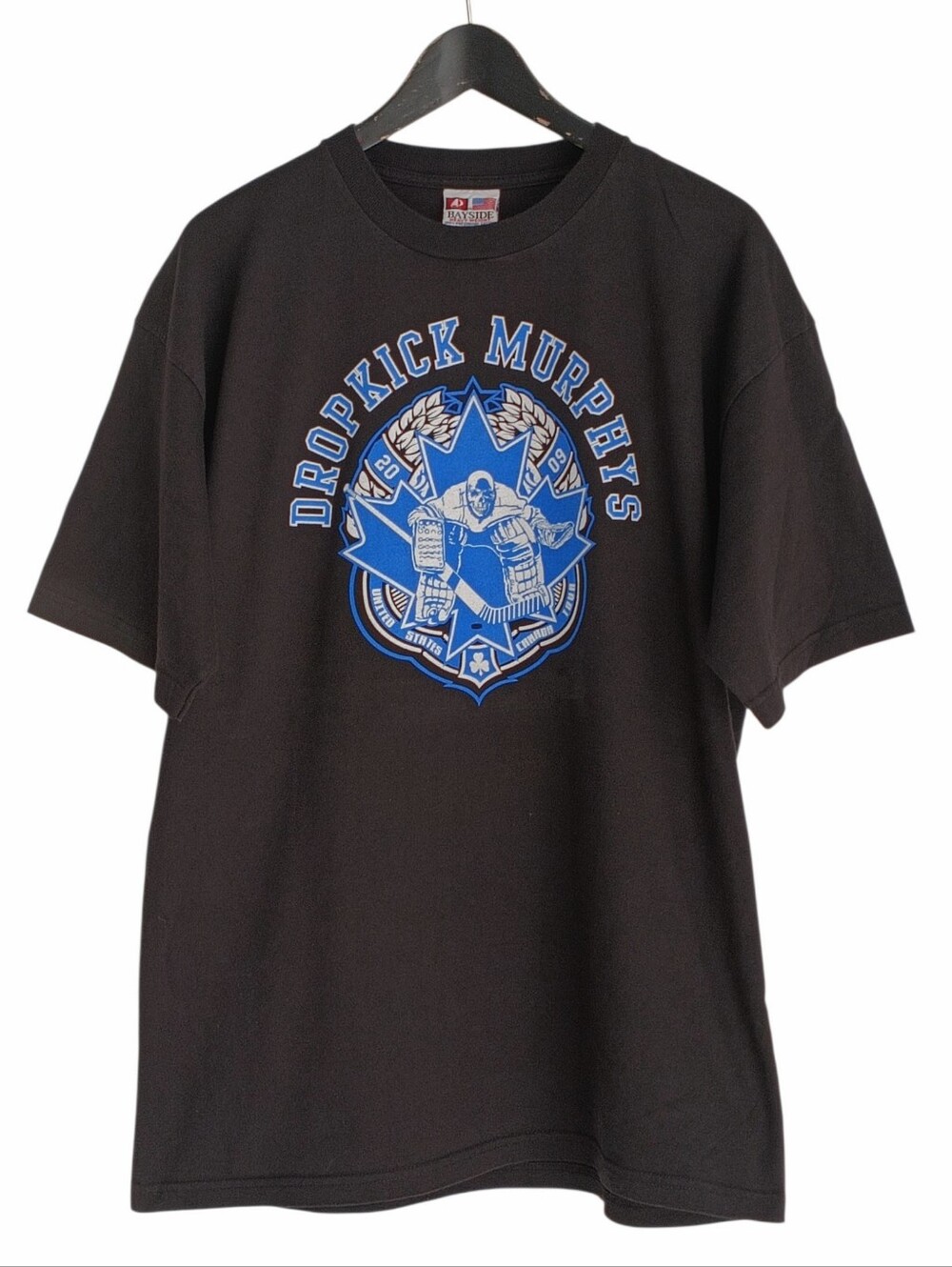 VTG 90s Dropkick Murphys USA Canada Tour Goalie Shirt Made in USA XL